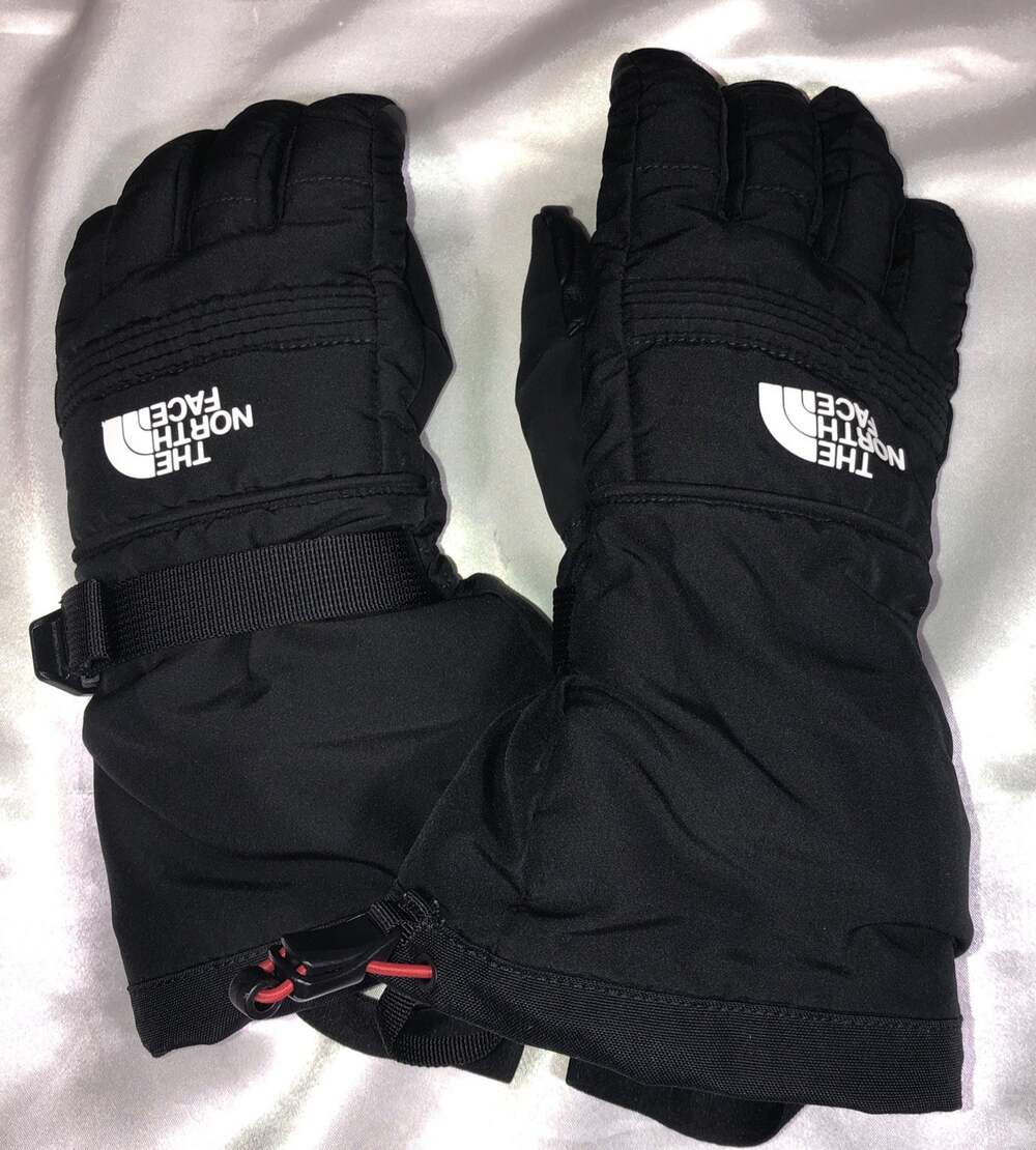 The North Face Gloves Ski Montana Womens Dry Vent Adjustable Black Size XS New